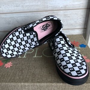 Vans X Lazy Oaf Classic Slip-on Sneaker. New!